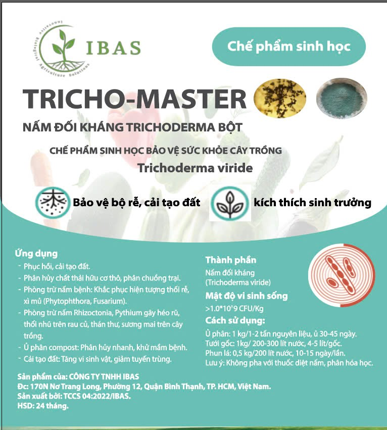 Nấm đối kháng Trichoderma- dạng Bột