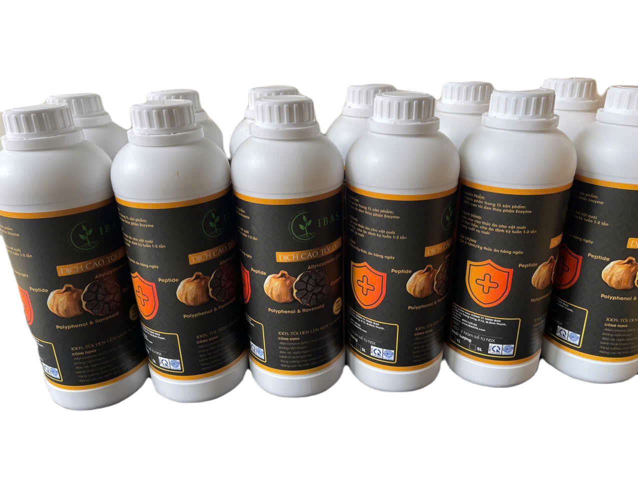 DỊCH CAO TỎI ĐEN IBAS- KHÁNG SINH TỰ NHIÊN CHO VẬT NUÔI
